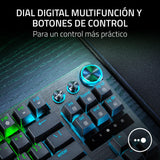 Razer Huntsman V3 Pro TKL - A Teclado óptico analógico para Esports (Modalità Attivazione Rapida, Dial Digital multifunción y Botones de Control específicos) US-Layout | Negro