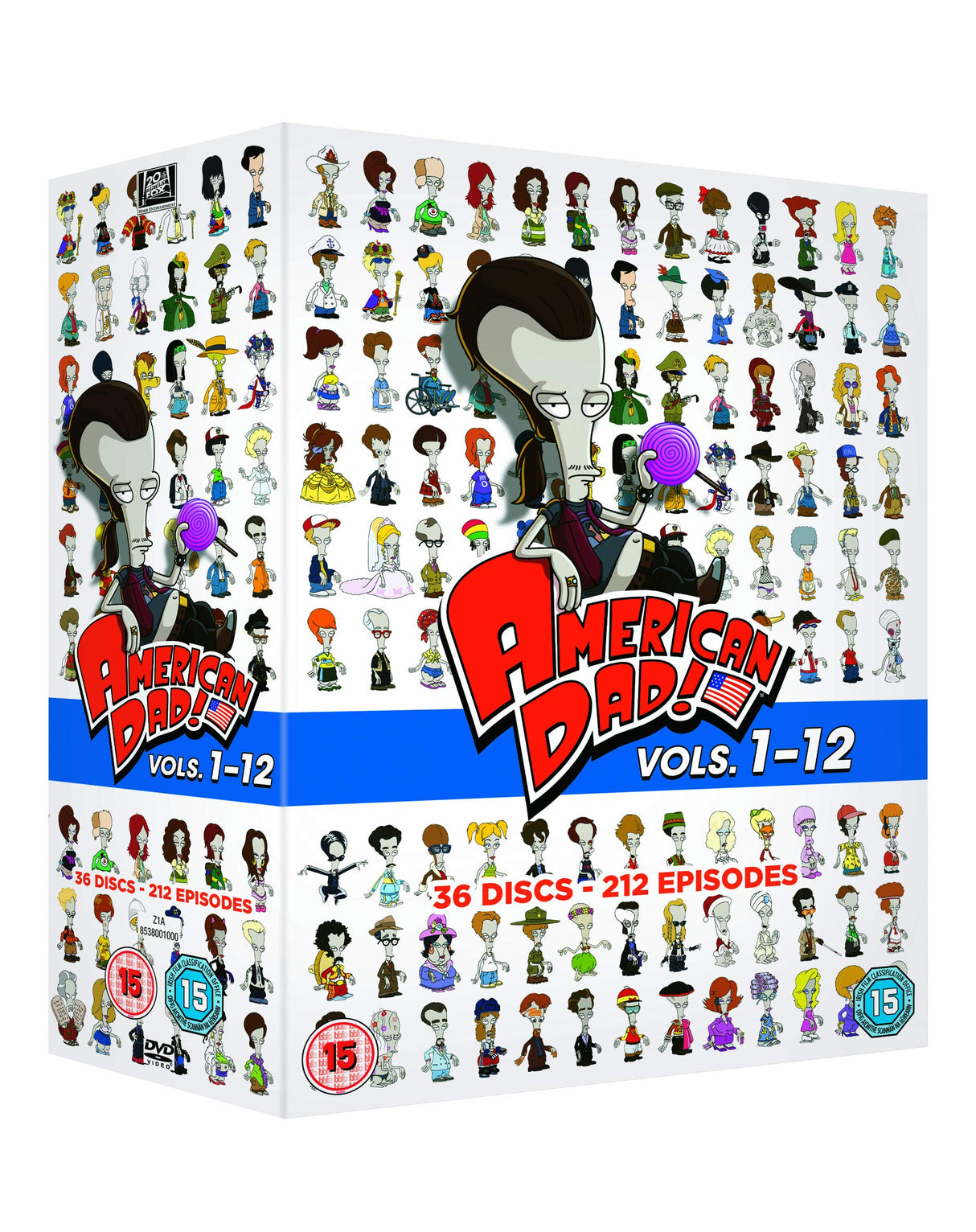 American Dad Season 1-12 Boxset DVD