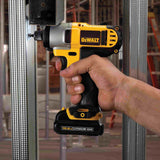 DEWALT DCK211D2T-QW - KIT Taladro Atornillador (DCD710) XR 12V + Atornillador Impacto (DCF815) XR 12V + Organizador TSTAK V, con 2 baterías Litio 2,0Ah y cargador