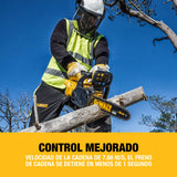 DEWALT Motosierra Compacta Sin Escobillas 18V XR, Espada de 30 cm, Sin batería ni cargador, DCM565N-XJ