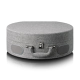 Lenco Tocadiscos LS-66 - Recepción y transmisión Bluetooth®, 2 altavoces integrados, extractor magnético AT3600, transmisión por correa, parada automática, 33/45 rpm, conector RCA, carcasa de madera,
