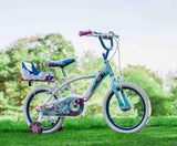 Huffy Bicicletta Pollici Bicicleta de 16 Pulgadas Disney Frozen Luxury, Bebés niñas, Azul Claro