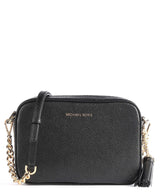Michael Kors Ginny bolsa de hombro para mujer, Black