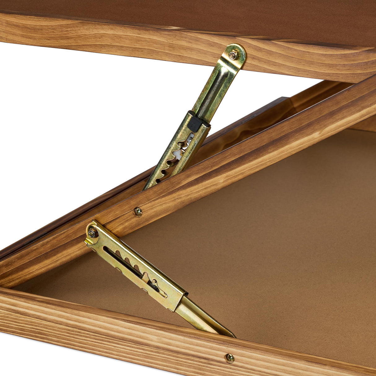 Relaxdays Puzzletisch Tablero de Puzle, Mesa de Rompecabezas Altura Ajustable, para 1000 y 1500 Piezas, Reversible, Madera, Natural, Fieltro, 38 x 93 x 74,5 cm