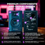 M-AUDIO BX3 Par 3.5" 120W Monitores de Estudio, Altavoces Autoamplificados para PC para videojuegos, producción musical, transmisiones en directo, podcast