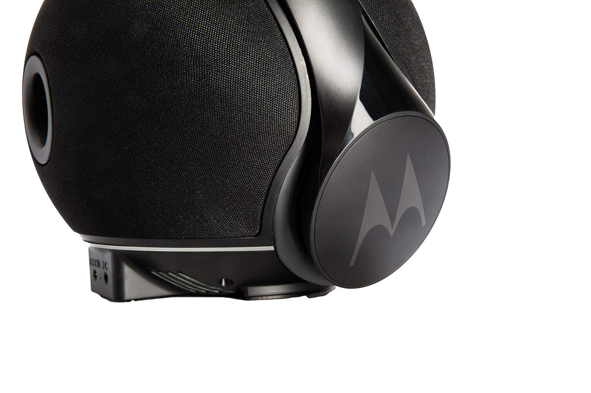 Motorola Sphere SP003 BK, Altavoz Portátil y Auriculares 2 en 1, Inalámbrico, Negro