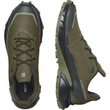 SALOMON Alphacross 5 Gore-tex, Zapatos de senderismo Hombre, Olive Night Black Deep Lichen Green, 42 EU
