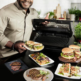 Tefal OptiGrill Elite XL GC760812 - Barbacoa de contacto con 16 programas, pantalla digital con indicador de cocción, placas XL desmontables, parrilla eléctrica, color negro