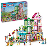 LEGO Friends Apartamentos y Tiendas de Heartlake City, Tienda de Juguete, Casa y Estudio de Cerámica, Regalo para Niñas de 12 Años o Más y Adolescentes, 3 Figuras de Gatos y 9 Mini Muñecos 42670