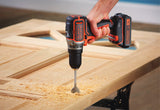 BLACK+DECKER BL186KB Taladro Atornillador 18V Motor Brushless Incluye 2 Baterias de Litio 1.5Ah Cargador y Maletin