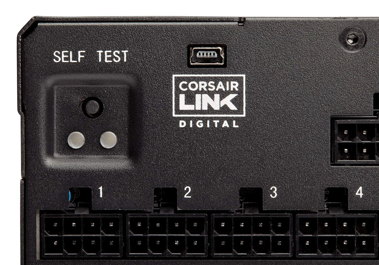 Corsair AX1600i - Fuente de Alimentación Digital Totalmente Modular (1600 W, Certificación 80 Plus Titanium) Negro