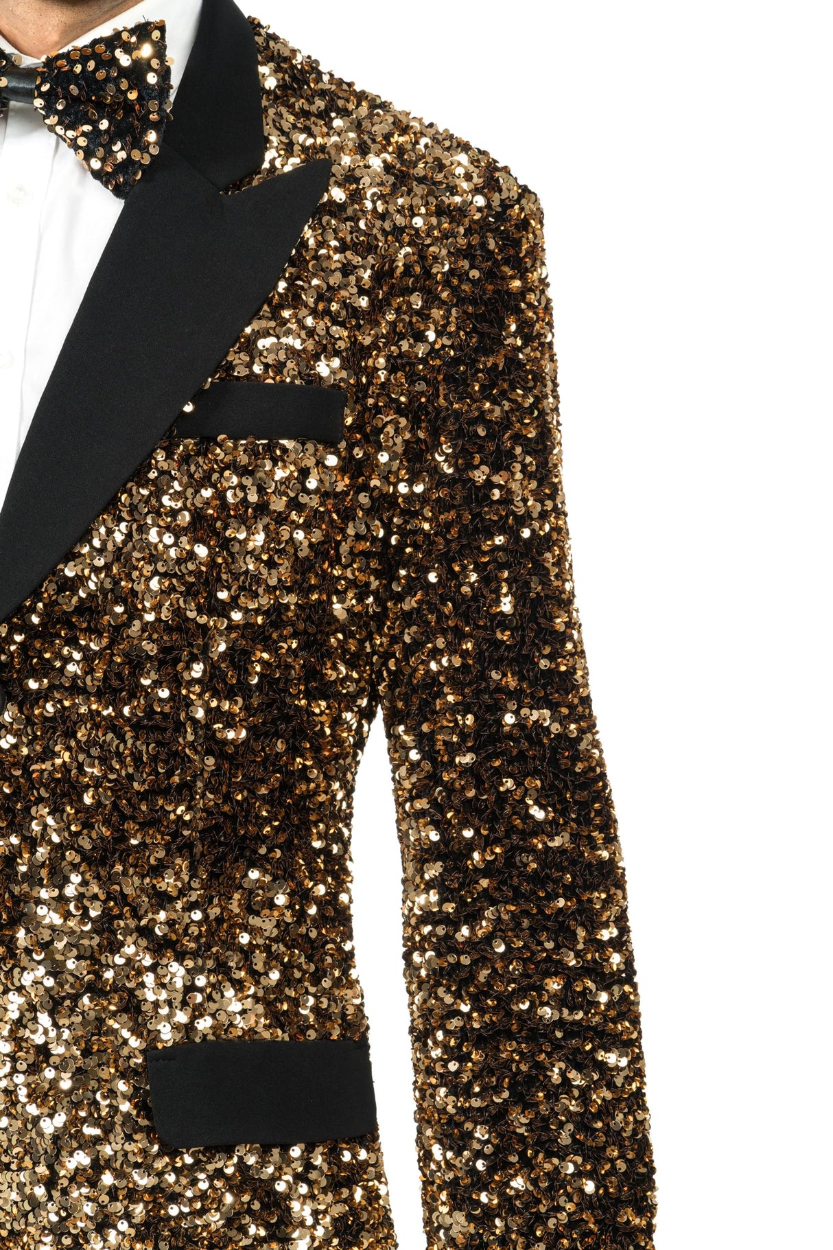 Chaks - Chaqueta de lentejuelas, chaqueta de purpurina para festival, carnaval, Nochevieja, chaqueta de lentejuelas para disfraz de showman
