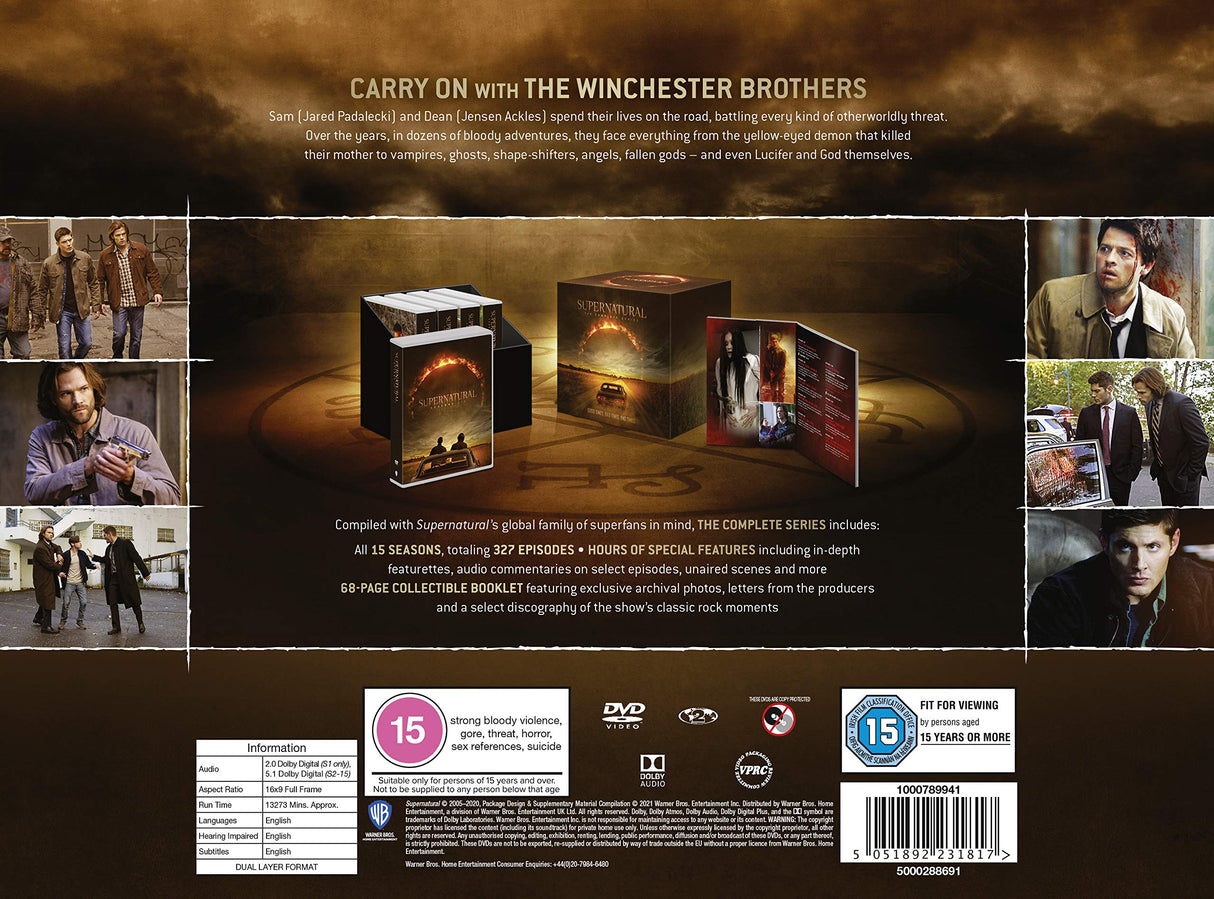 Supernatural: The Complete Series [DVD] [2005-2019]