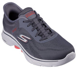 Skechers Go Walk 7, Zapatillas de Deporte Hombre, Gris Oscuro, 41 EU