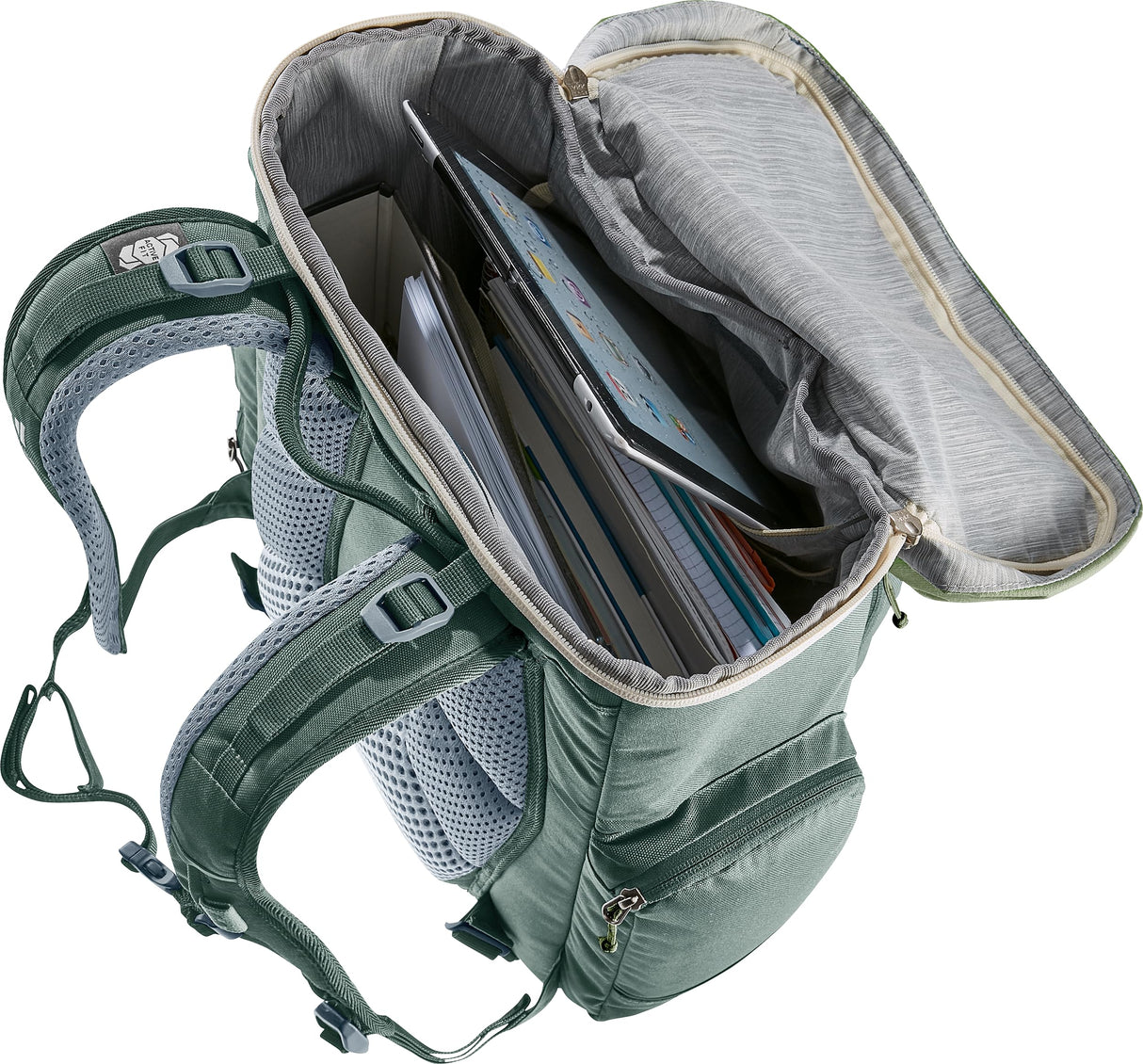 Deuter - Scula, Mochila escolar Unisexo, ivy-khaki, 30 Liter -