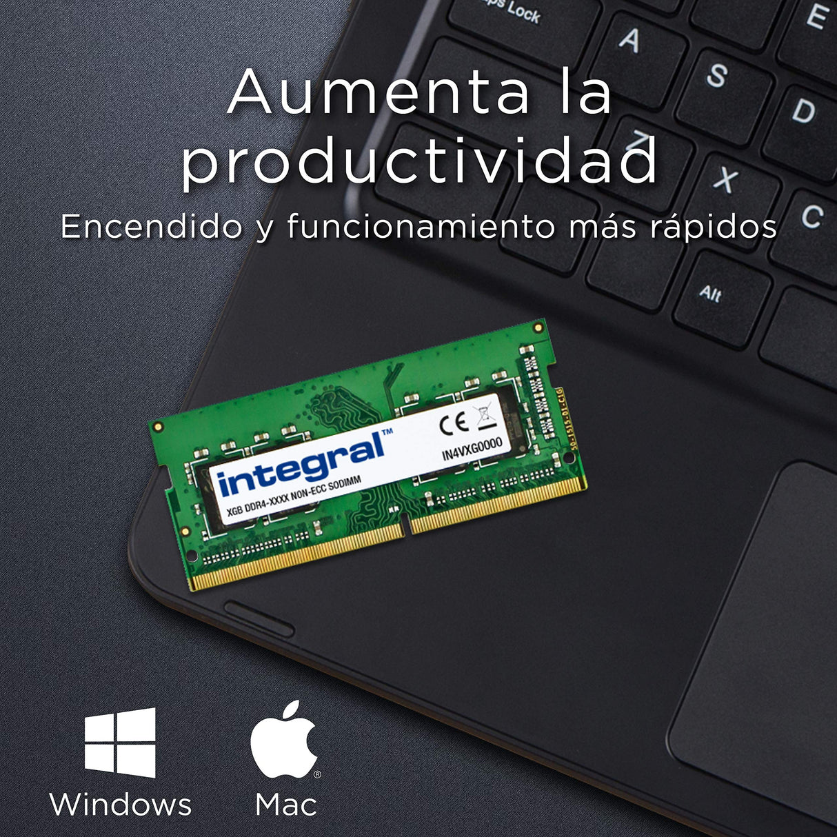 Integral 4-Pack 8GB DDR4 RAM 3200MHz DIMM Módulo de Memoria para PC de Escritorio