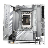 GIGABYTE B860I AORUS Pro Ice Placa Base - CPUs Intel Core Ultra, VRM de 8+1+2+1 Fases, hasta 9200MHz DDR5, 1xPCIe 5.0 + 1xPCIe 4.0 M.2, LAN 2,5 GbE, WiFi 7, Thunderbolt 4