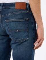 Tommy Jeans Slim para Hombre, Mezclilla (Denim Dark), 30W / 32L