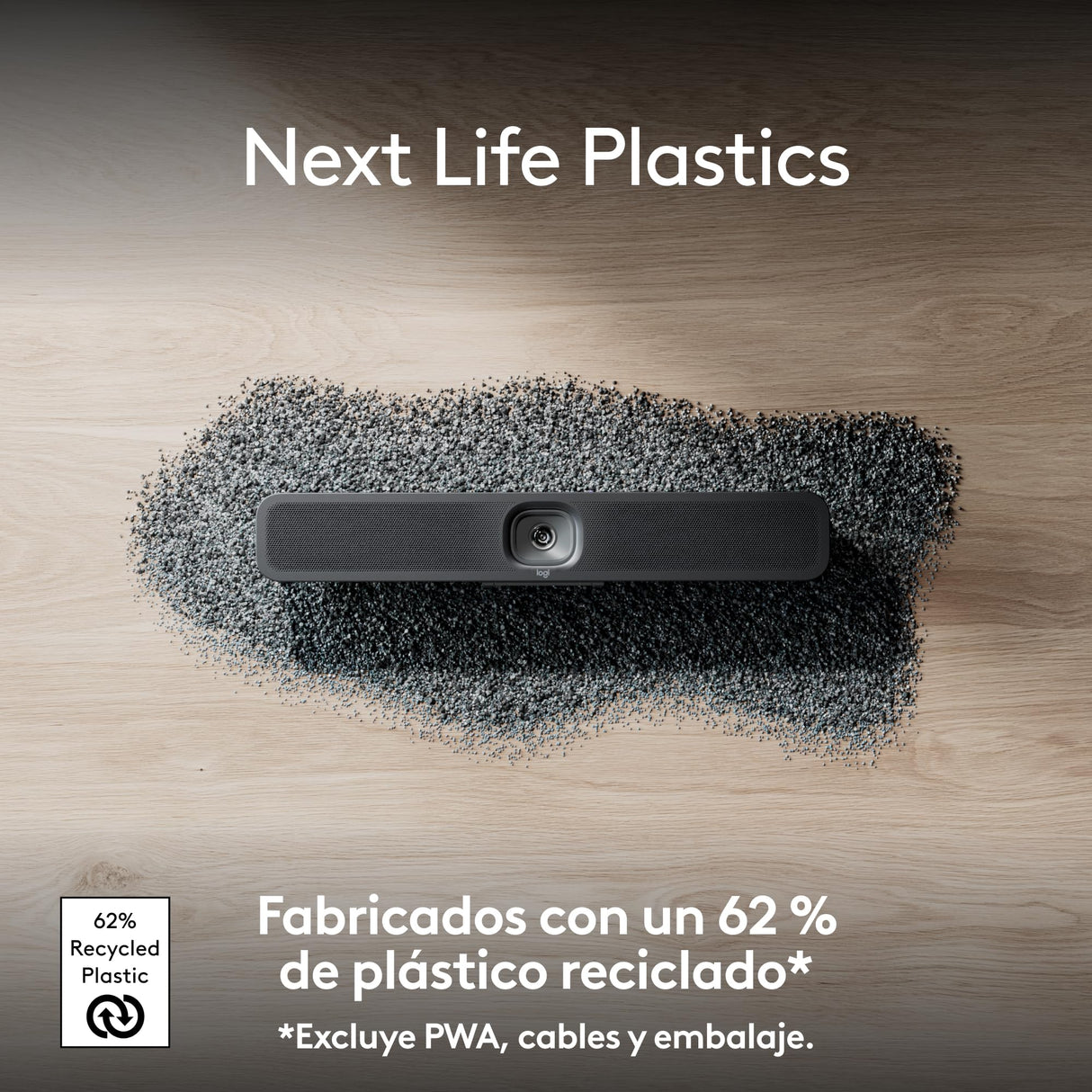 Logitech MeetUp 2 USB todo en uno para salas de conferencias, barra de vídeo compacta con funciones de inteligencia artificial integradas, funciona con Microsoft Teams, Zoom Rooms y Google Meet