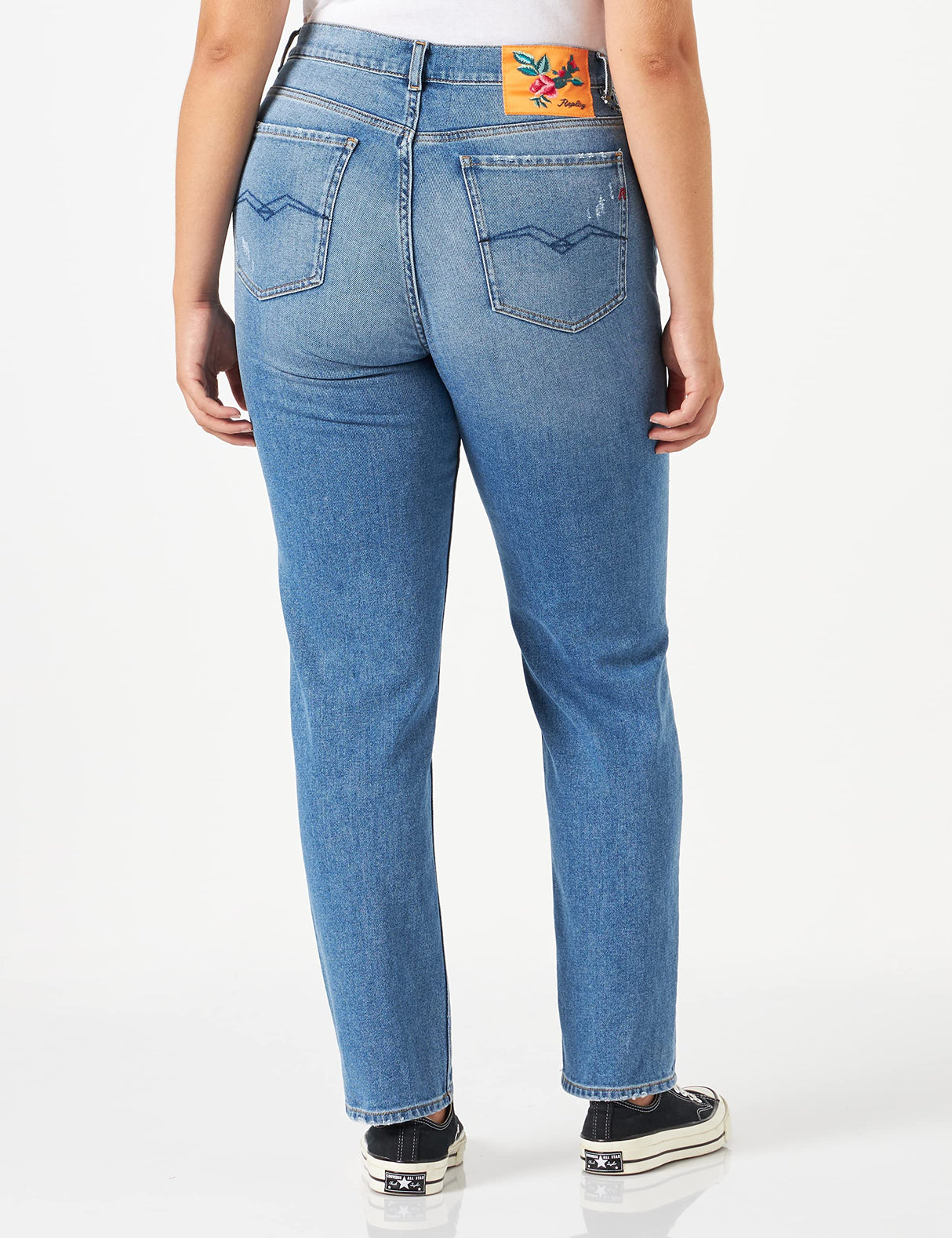 REPLAY Kiley, Jeans Mujer, Azul (009 Azul Medio), 25W / 28L