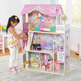 KidKraft Casa de muñecas de Madera Annabelle con Muebles y Accesorios incluidos, Casita de Juguete con Ascensor y balcón para muñecas de 30 cm, Juguetes niños y niñas Desde 3 años (65934)