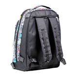 Yub Mochila con Ruedas Trolley Tech YUB Graffiti, Negro - Mochila 3 en 1, Mochila Escolar con Carro - Bolso Escolar Niños, Niñas, Adolescentes - Bolsillo Frontal con Organizador
