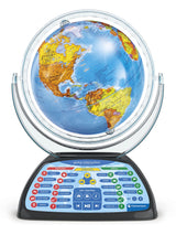 Clementoni - Exploramundo Digital, Globo terráqueo Bola del Mundo interactiva Infantil, 7 años, Multicolor (55387)
