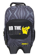 CYPBRANDS, MC-301-PK, Mochila extraíble con ruedas, Grey, Pokémon