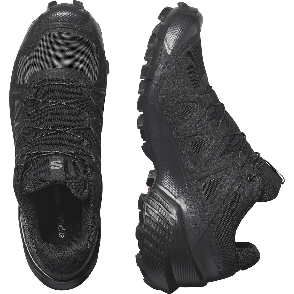 Salomon SPEEDCROSS, Zapatillas de Trail Running para Mujer, Black Black Quiet Shade, 39 1/3 EU