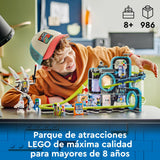 LEGO City Montaña Rusa de Robot World de Juguete para Parque de Atracciones con 8 Minifiguras, Regalo para Niños y Niñas de 8 Años o Más, Juego Creativo de Aventuras 60421