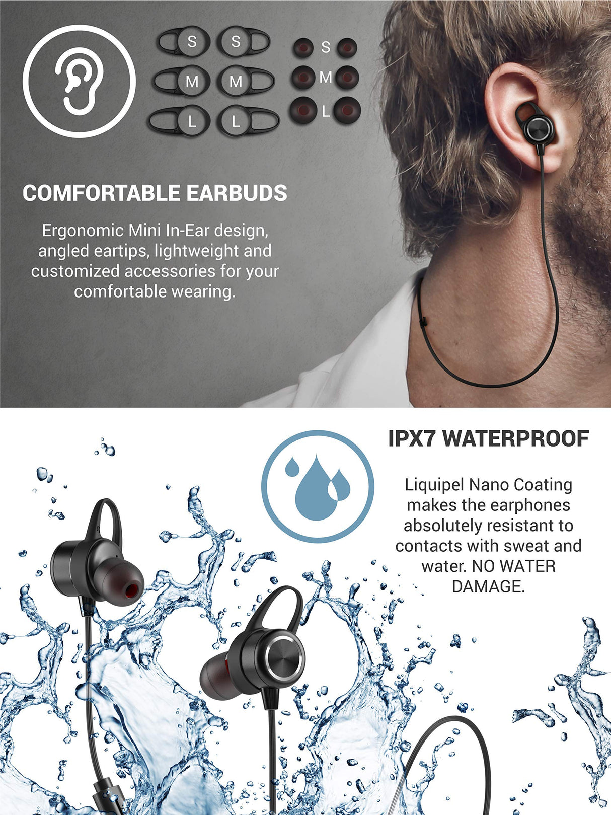 Lasmex H120 – Auriculares estéreo (Cable extraíble Suaves Almohadillas Unilateral kabelfã ¼ hrung