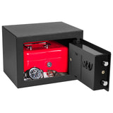 HomeSafe HV17E Caja Fuerte con Código Digital - 17x23 x17cm (HxAxP) - Para Seguridad en el Hogar, Almacenaje, Ahorros o Dinero en Efectivo