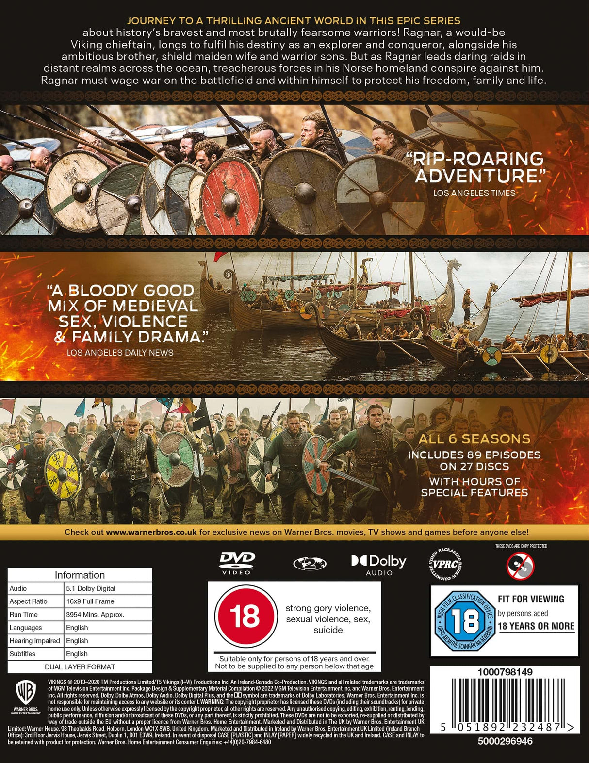 Vikings: The Complete Series [DVD] [2013]