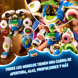 LEGO DREAMZzz 3 en 1 Mateo y Z-Blob Caballero Meca de Combate Robot y Lanzadera Espacial de Juguete de Construcción, Regalo para Niños y Niñas de 10 Años o Más, Juego Creativo con 4 Minifiguras 71485