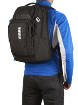 Thule TCBP217 - Mochila para Ordenador Ordenador portátil de 17" (Capacidad de 32 litros, Compartimento SafeZone), Negro