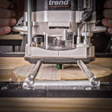 Trend Plantilla de rectificado para fresado, plantilla compacta adaptable para trabajos de aplanado, allanado y abertura de orificios en material ancho o de forma irregular, RS/JIG