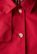 STREET ONE A101213 Gabardina, Rojo Fuerte, 40 Mujeres