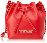 Love Moschino JC4244PP0GKQ0, Bandolera Mujer, Rojo, Talla única