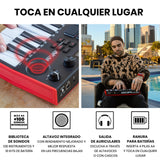 Akai Professional MPK Mini Play MK3 - Teclado Controlador MIDI con Altavoz y Sonidos Integrados, Pads MPC, Teclado Dinámico, Software de Producción Musical y Native Instruments Sound Package