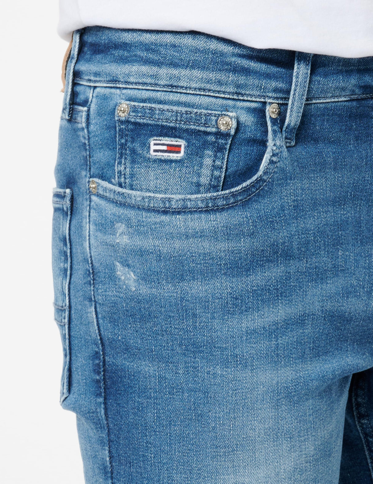 Tommy Jeans Scanton Slim Ai3335 Dm0dm21903 Pantalones, Mezclilla (Mezclilla Mediana), 38W / 34L para Hombre