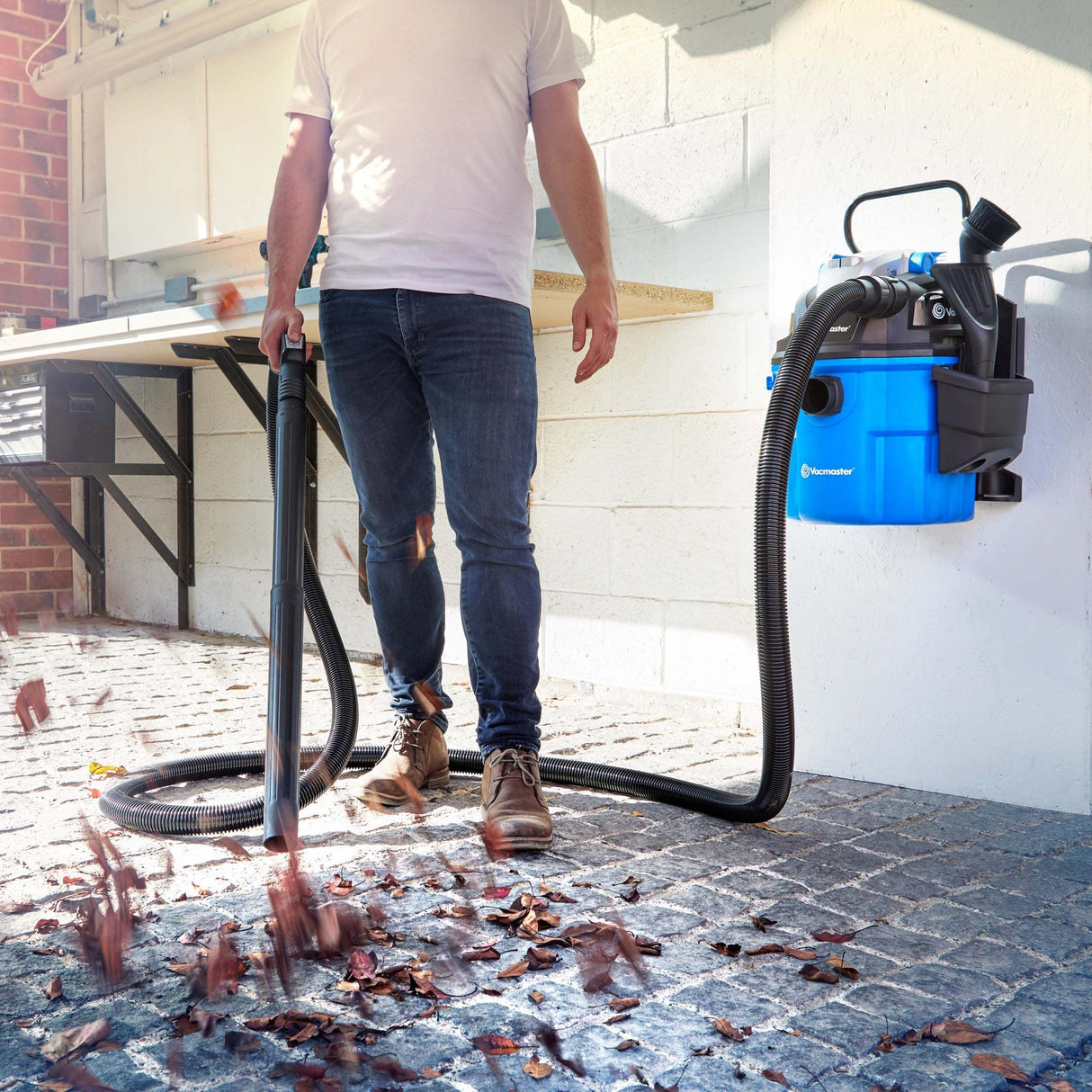 Vacmaster VWM1518R 1500W 18L Aspiradoras en seco y húmedo,Aspiradora Industrial,para el hogar Cocina Alfombra Coche Hojas de jardín