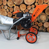 Forest Master FM6DD Trituradora de jardín de Madera con Motor de Gasolina de 4 Tiempos, 6 HP, Naranja
