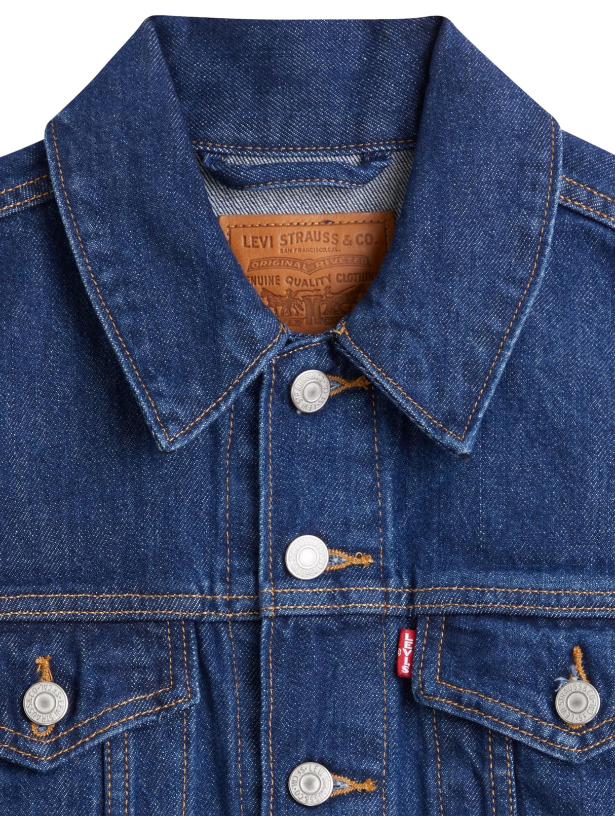 Levi's Original Trucker, Denim jacket para Mujer, Authentic Blue, XL