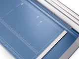 Dahle 554 - Cizalla rotativa profesional, longitud de corte de 71 cm, capacidad de 20 hojas, autoafilado, barra de guía doble, abrazadera automática, cortador de papel de ingeniería alemana