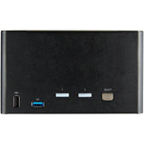 StarTech.com Switch Conmutador KVM de 2 Puertos DisplayPort 1.2 para 4 Monitores - DP HDR UHD 4K de 60Hz - Hub Ladrón de 2 Puertos USB 3.0 (5Gbps) - 4 Puertos USB 2.0 Audio Hotkeys (SV231QDPU34K)