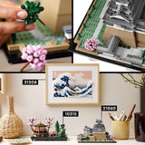 LEGO 21060 Architecture Castillo de Himeji, Set de Construcción de Maquetas para Adultos, Regalo para Aficionados a la Jardinería Creativa y a la Cultura Japonesa, Incluye Cerezos en Flor Construibles