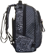 Seven Yub Mochila con Ruedas TROLLEY NEW TECH YANTRY GIRL, Negro - Mochila 3 en 1, Mochila Escolar con Carro - Bolso Escolar Niños, Niñas, Adolescentes - Bolsillo Frontal con organizador