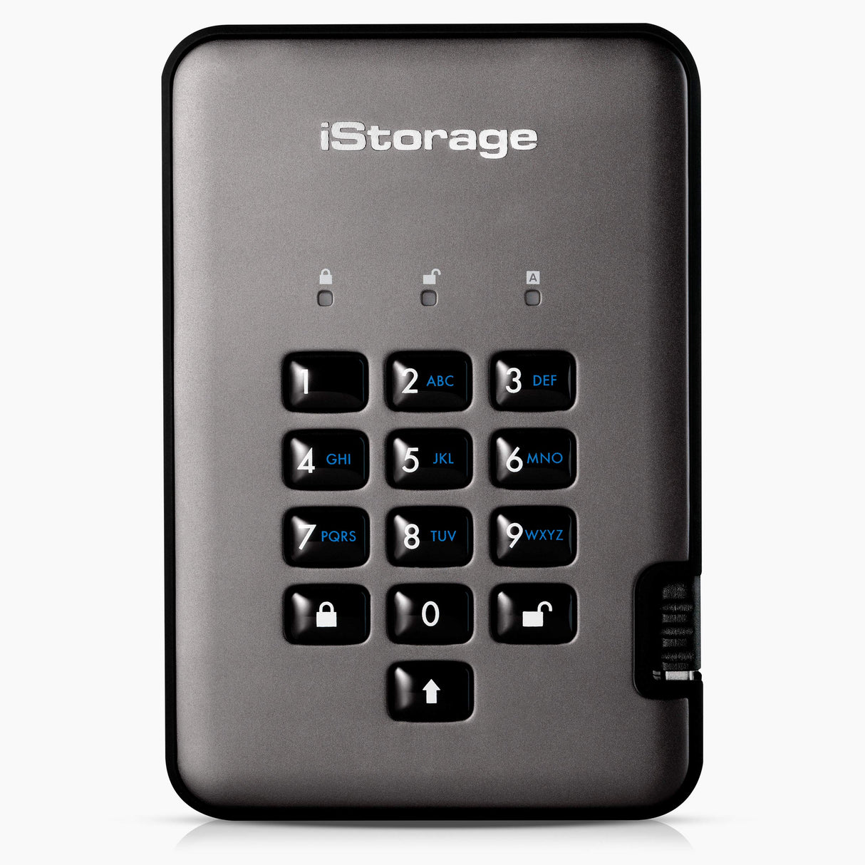 iStorage diskAshur PRO2 SSD 8 TB - SSD seguro - FIPS Nivel 2 - Protegido por contraseña - Resistente al polvo y al agua