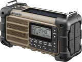 Sangean MMR-99 Radio de Emergencia, Am/FM - RBDS Bluetooth (Aux) Multi-Powered