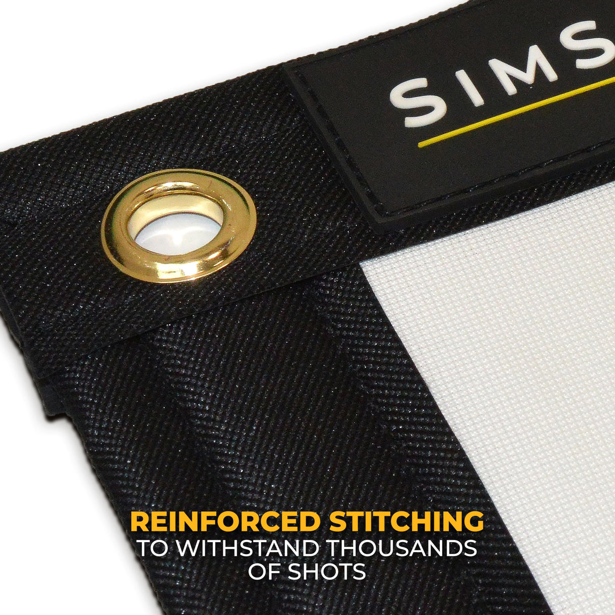 SimSpace Platinum Golf Impact Screen - Pantalla de proyector para simulador de Golf para el hogar, Rendimiento de 4 Capas con Espuma Resistente a los Impactos, reducción de Ruido, claridad Ultra 4K